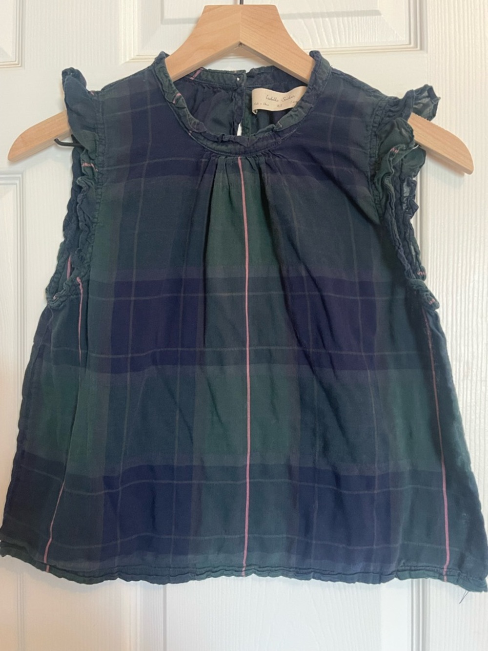 Anthropologie “Isabella Sinclair” Ruffle Sleeveless Blouse